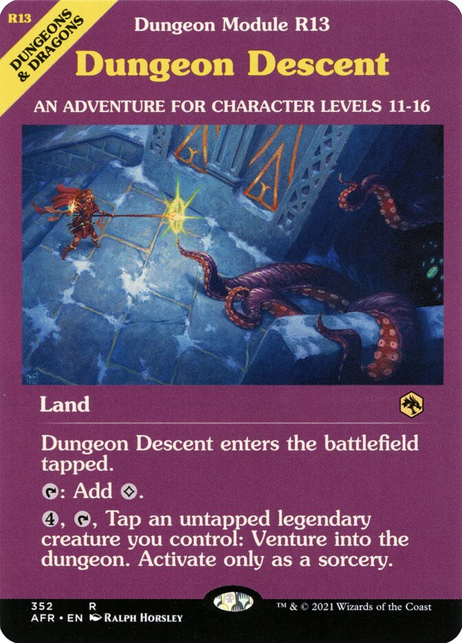 Dungeon Descent (352) - Adventures in the Forgotten Realms (AFR)