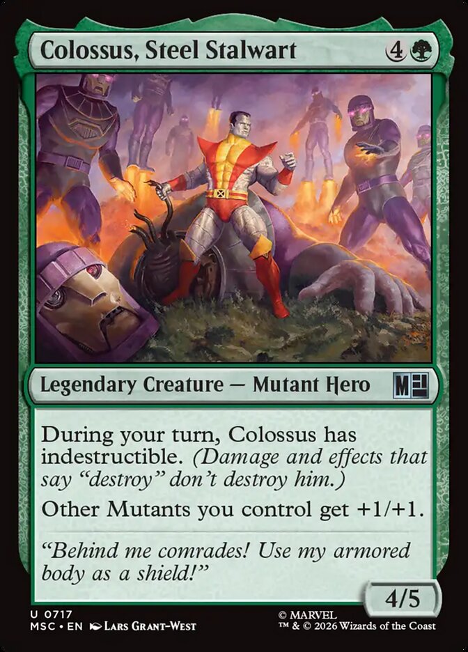 Colossus, Steel Stalwart (717) - Marvel Super Heroes Commander (MSC)