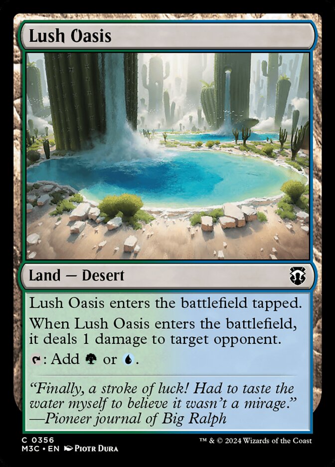 Lush Oasis (356) - Modern Horizons 3 Commander (M3C)