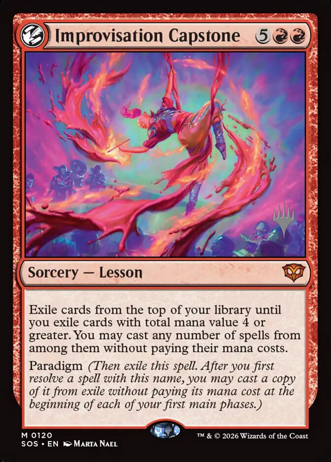 Improvisation Capstone (120p) - Secrets of Strixhaven Promos (PSOS)