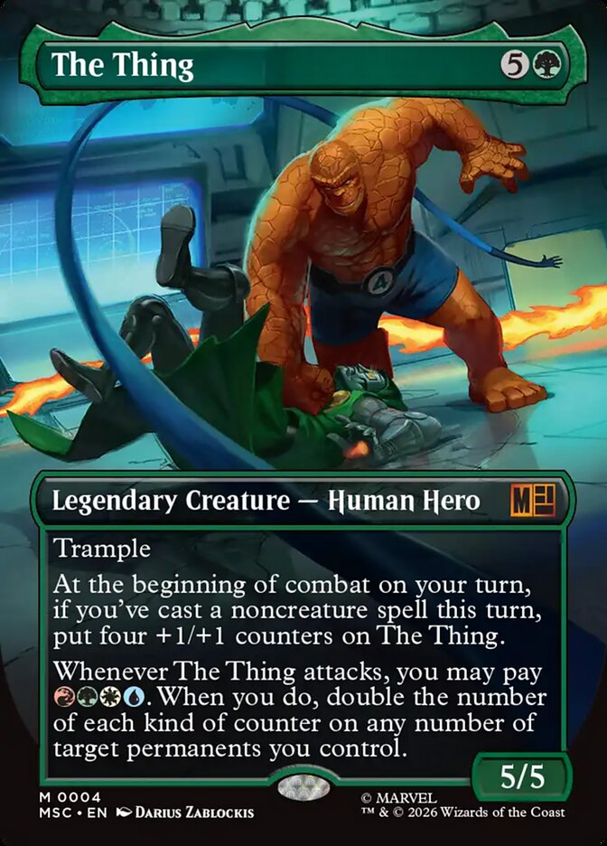 The Thing (4) - Marvel Super Heroes Commander (MSC)