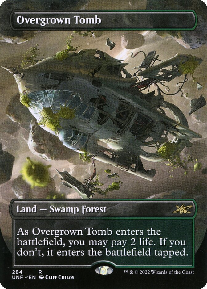 Overgrown Tomb (284) - Unfinity (UNF)