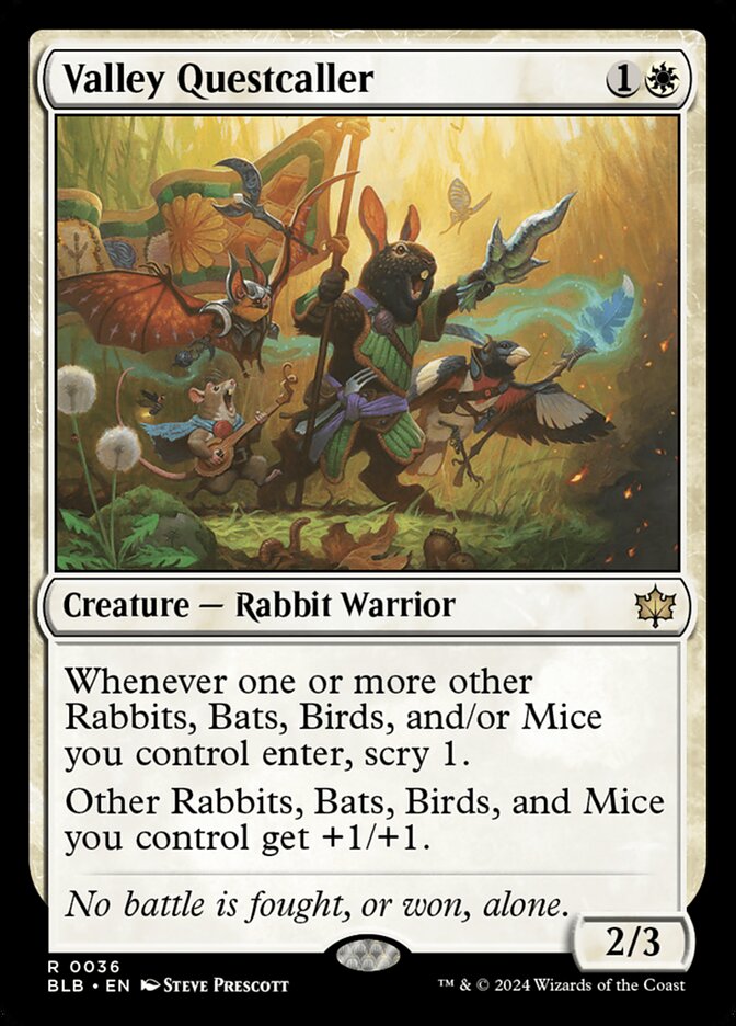 Valley Questcaller (36) - Bloomburrow (BLB)