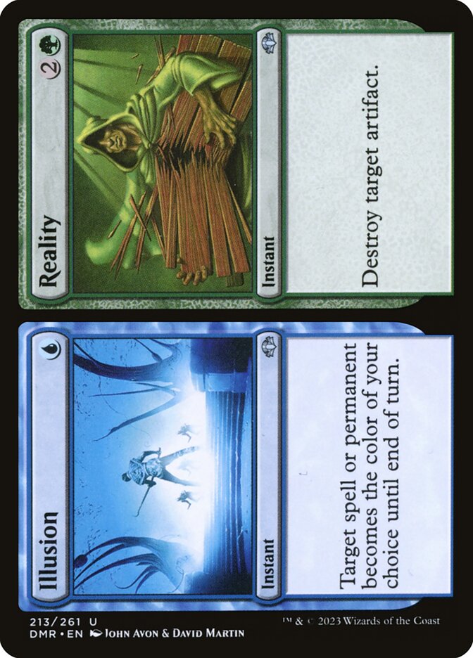 Illusion // Reality (213) - Dominaria Remastered (DMR)