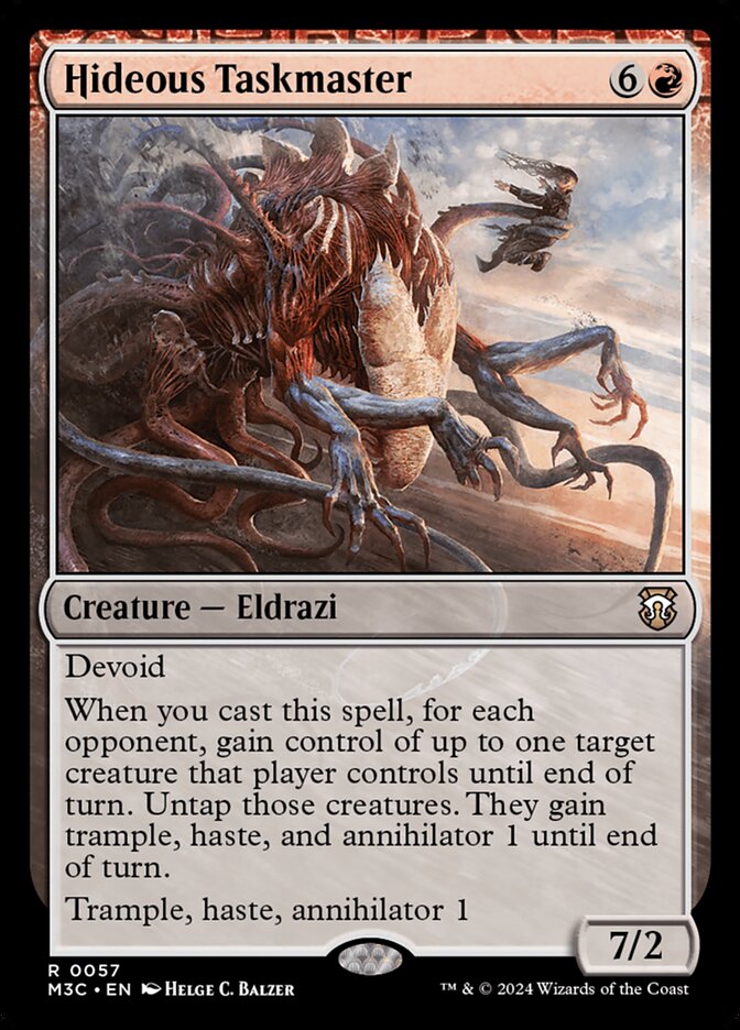 Hideous Taskmaster (57) - Modern Horizons 3 Commander (M3C)
