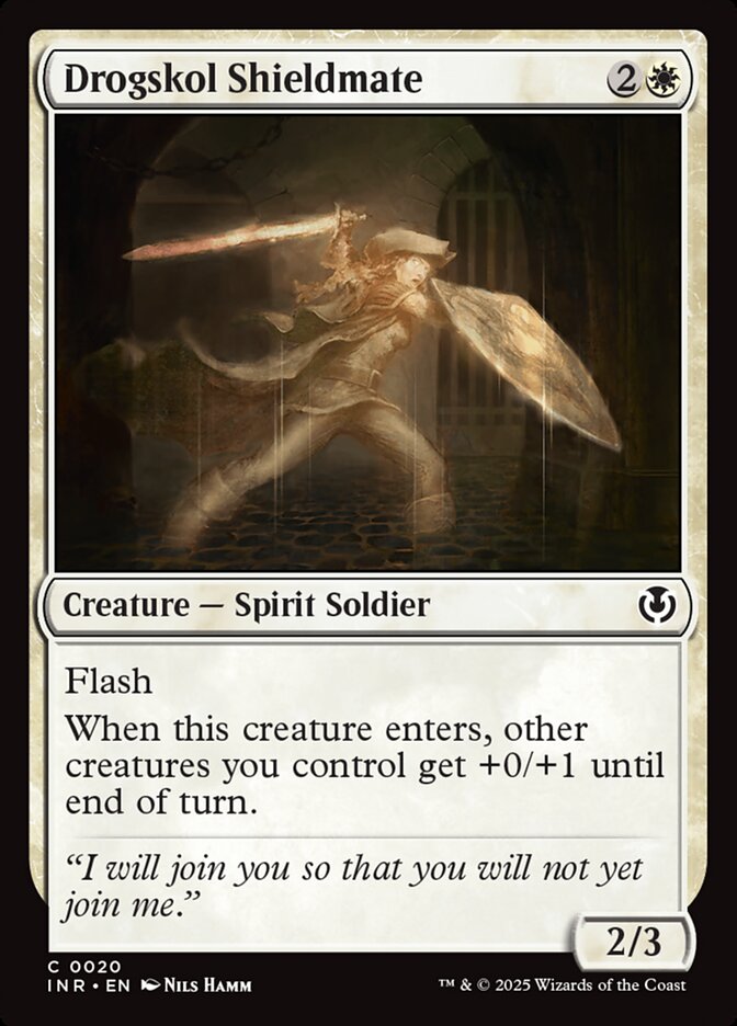 Drogskol Shieldmate (20) - Innistrad Remastered (INR)