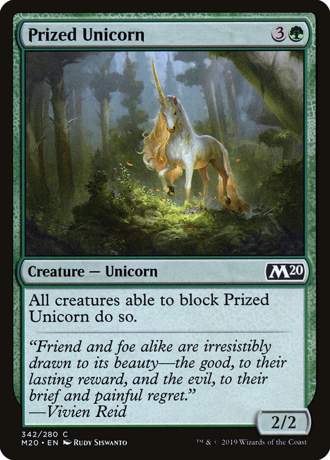 Prized Unicorn (342) - Core Set 2020 (M20)