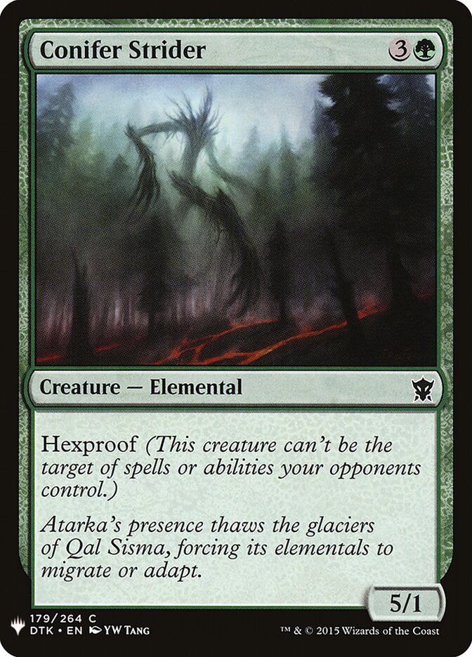 Conifer Strider (DTK-179) - The List (PLST)