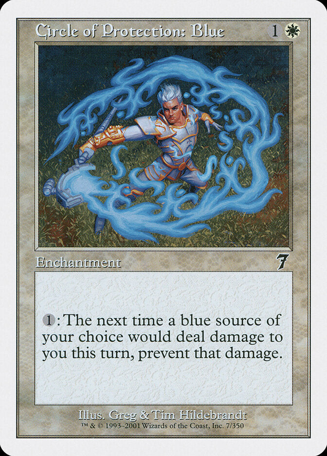 Circle of Protection: Blue (7) - Seventh Edition (7ED)