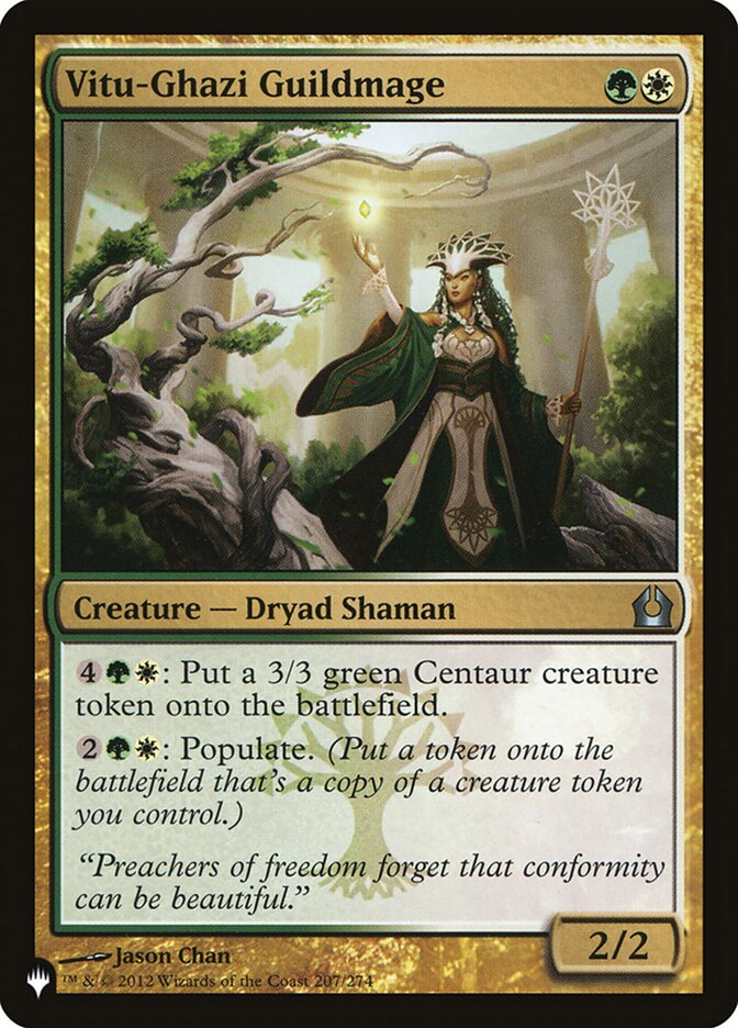 Vitu-Ghazi Guildmage (RTR-207) - The List (PLST)