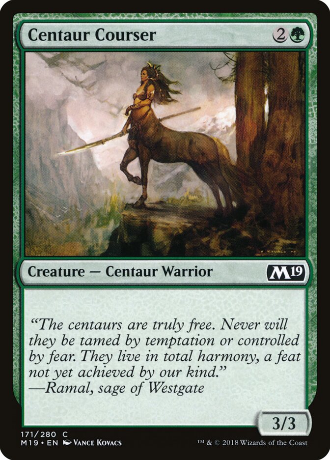 Centaur Courser (171) - Core Set 2019 (M19)