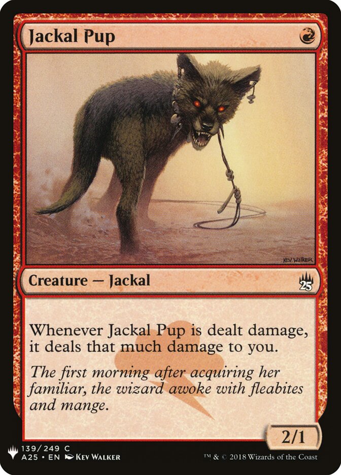 Jackal Pup (A25-139) - The List (PLST)