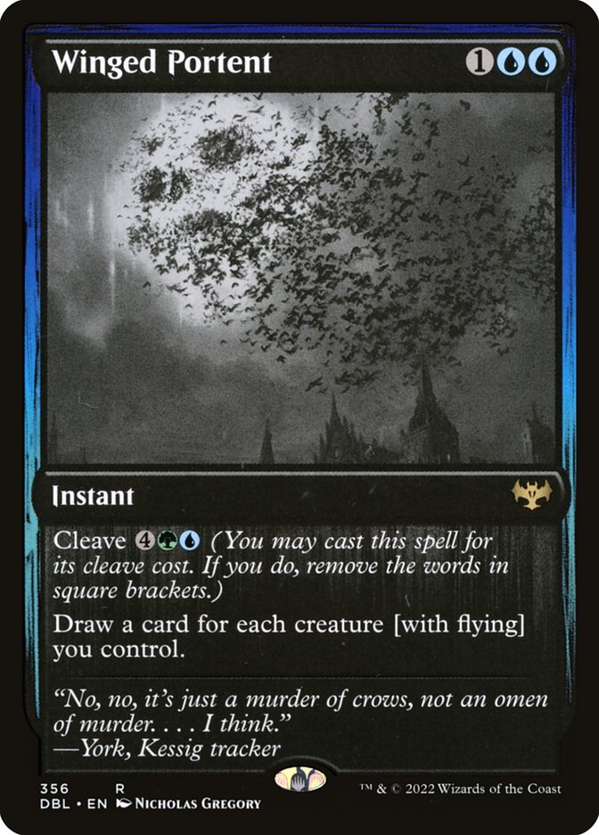 Winged Portent (356) - Innistrad: Double Feature (DBL)