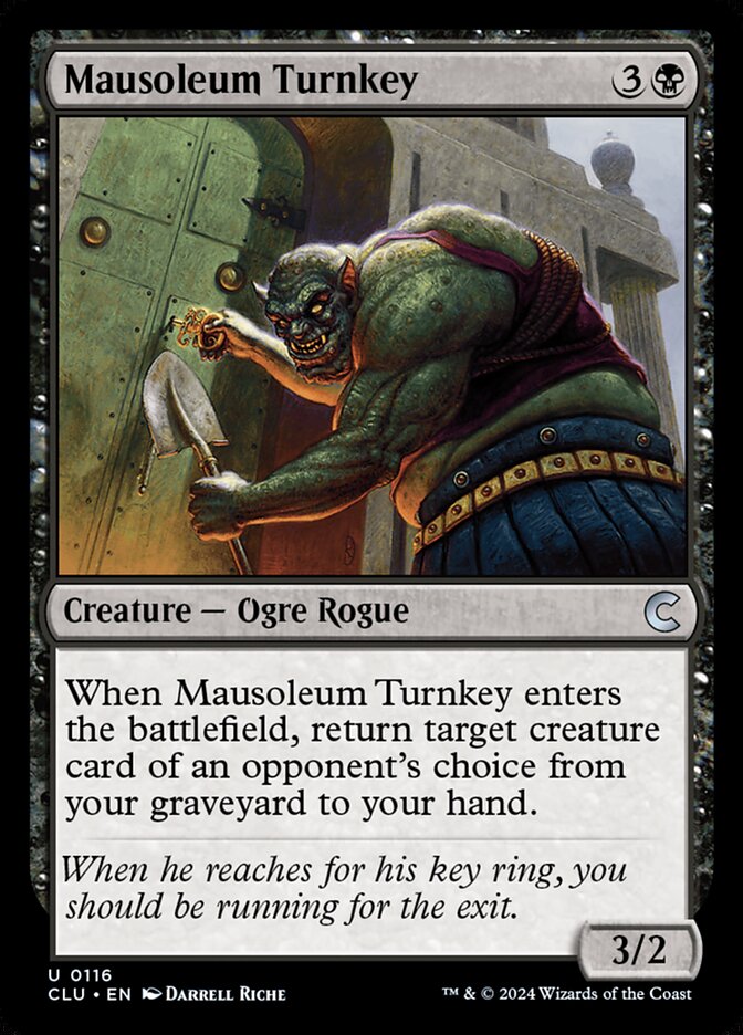 Mausoleum Turnkey (116) - Ravnica: Clue Edition (CLU)