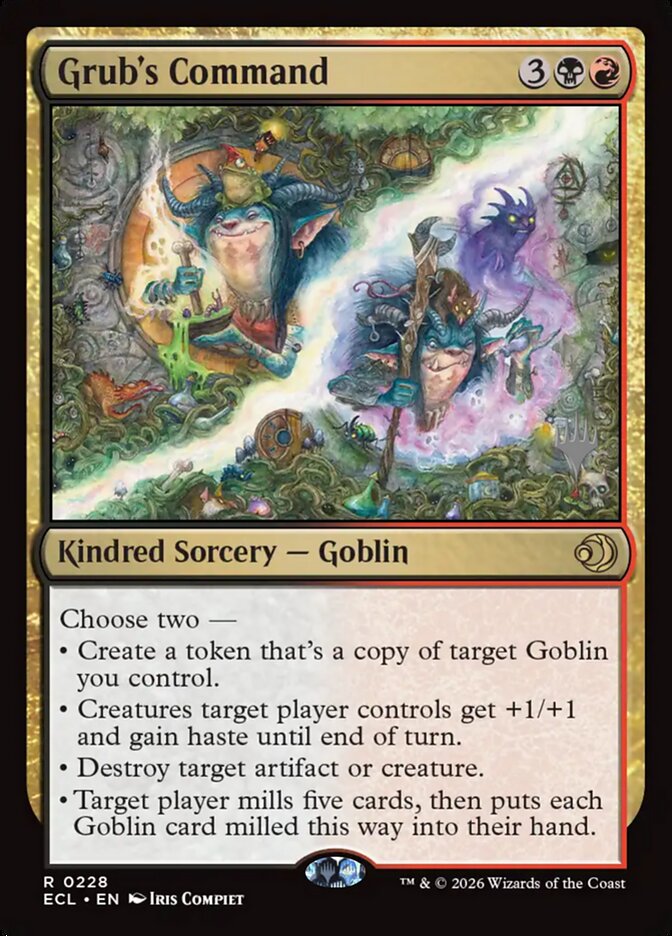 Grub's Command (228p) - Lorwyn Eclipsed Promos (PECL)