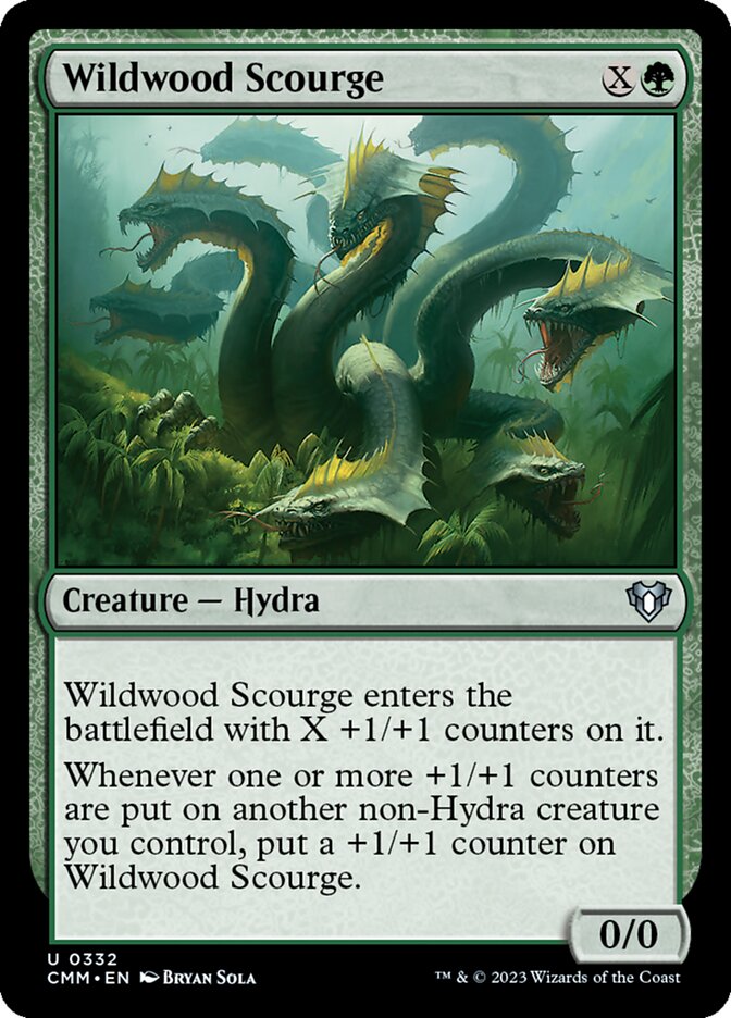 Wildwood Scourge (332) - Commander Masters (CMM)