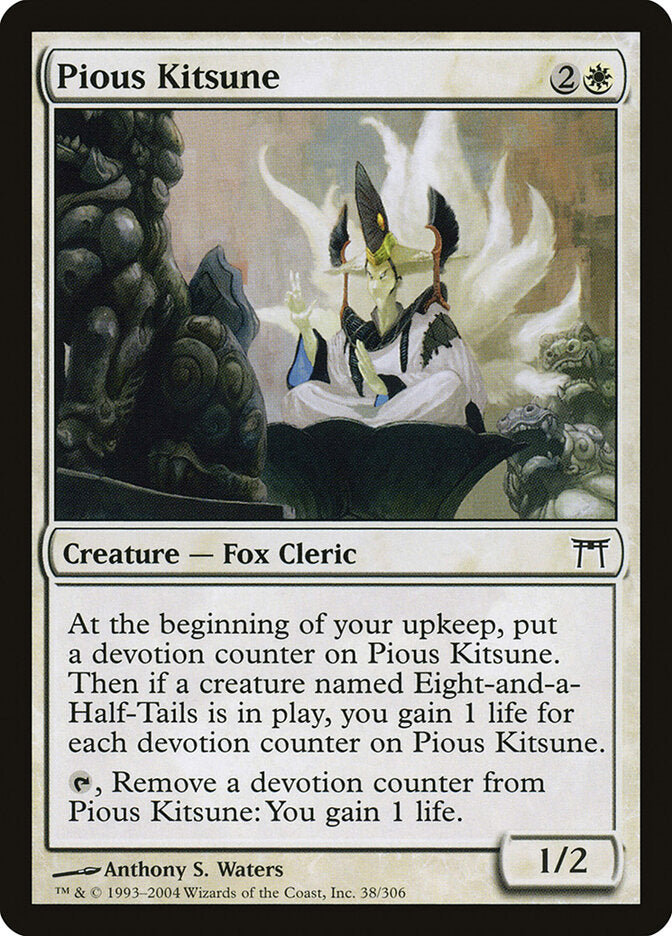 Pious Kitsune (38) - Champions of Kamigawa (CHK)