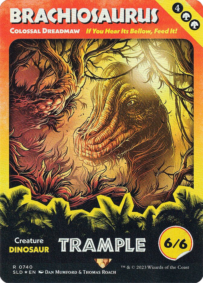 Brachiosaurus - Colossal Dreadmaw (740) - Secret Lair Drop (SLD)