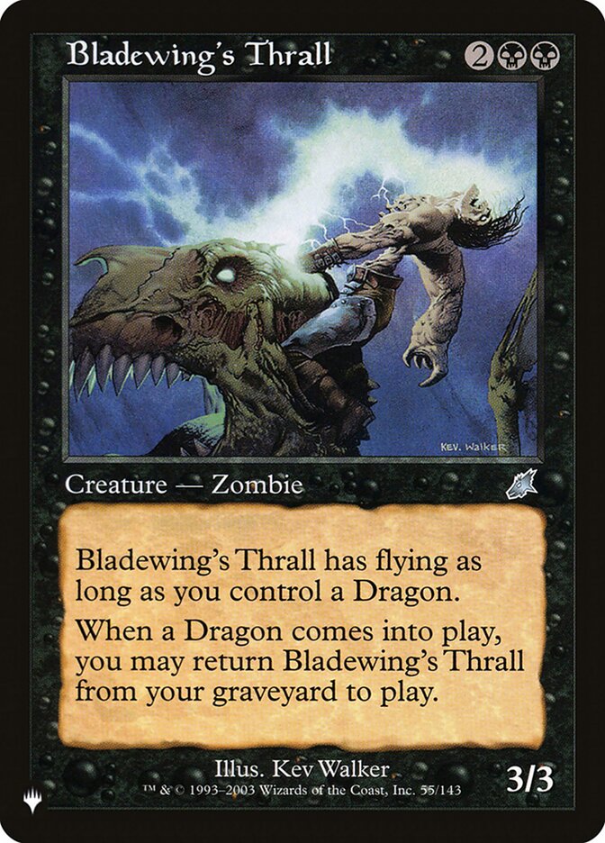 Bladewing's Thrall (SCG-55) - The List (PLST)