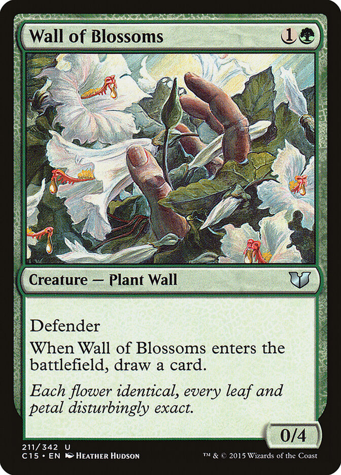 Wall of Blossoms (211) - Commander 2015 (C15)