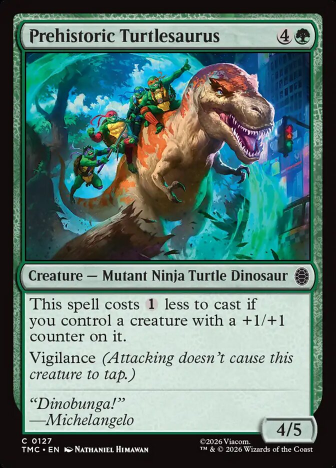 Prehistoric Turtlesaurus (127) - Teenage Mutant Ninja Turtles Eternal (TMC)