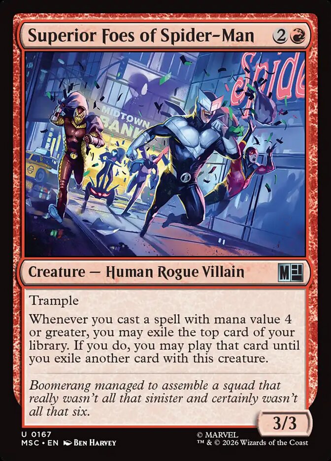 Superior Foes of Spider-Man (167) - Marvel Super Heroes Commander (MSC)