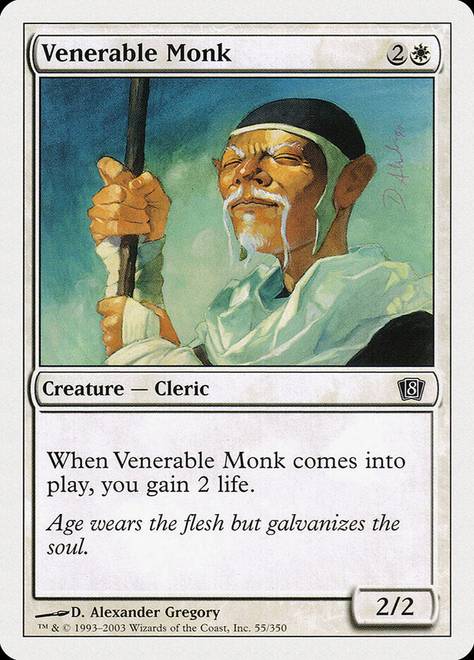Venerable Monk (55) - Eighth Edition (8ED)