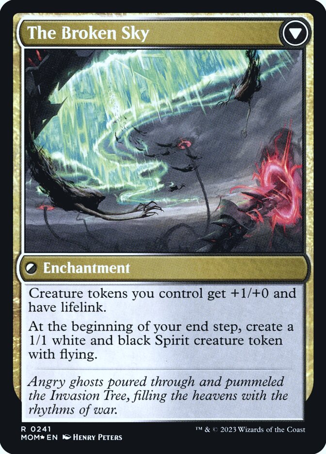 Invasion of Tolvada // The Broken Sky (241s) - March of the Machine Promos (PMOM)