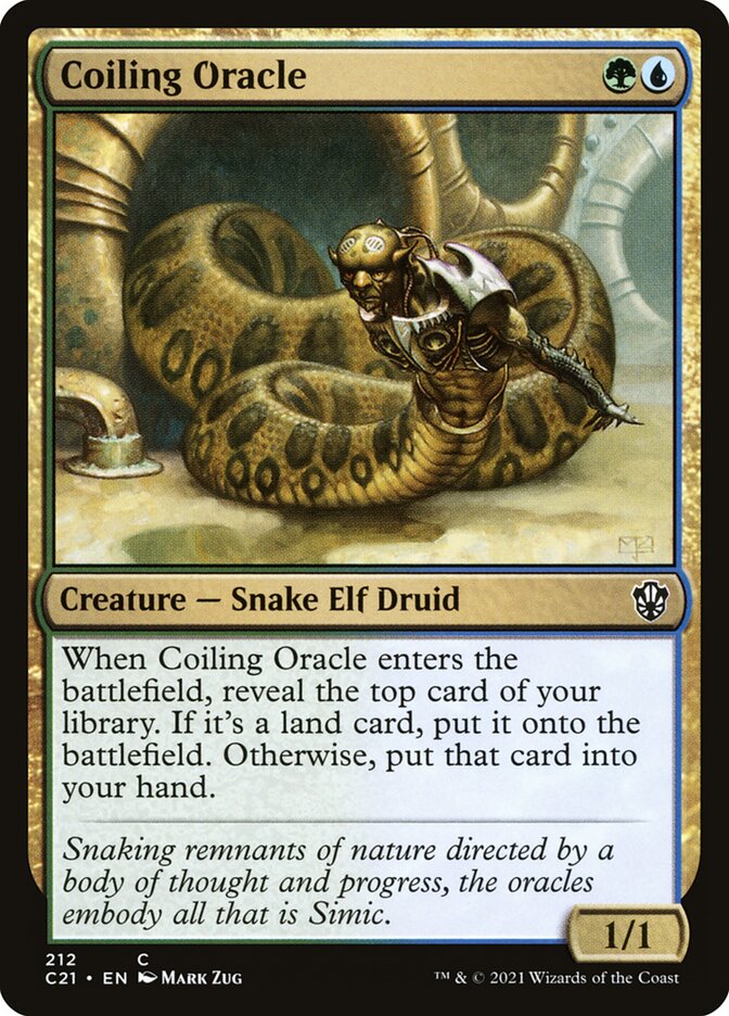 Coiling Oracle (212) - Commander 2021 (C21)