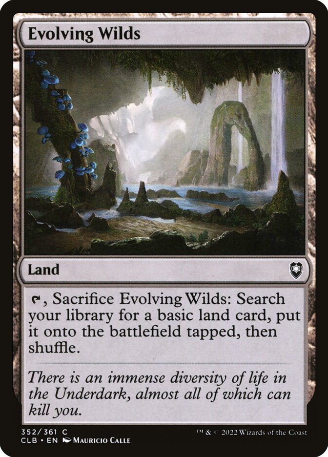 Evolving Wilds (352) - Commander Legends: Battle for Baldur's Gate (CLB)