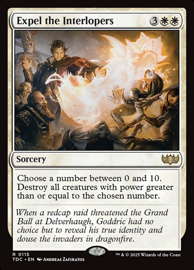 Expel the Interlopers (115) - Tarkir: Dragonstorm Commander (TDC)