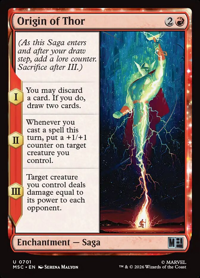 Origin of Thor (701) - Marvel Super Heroes Commander (MSC)