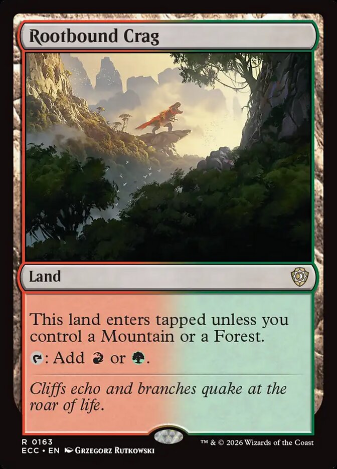 Rootbound Crag (163) - Lorwyn Eclipsed Commander (ECC)
