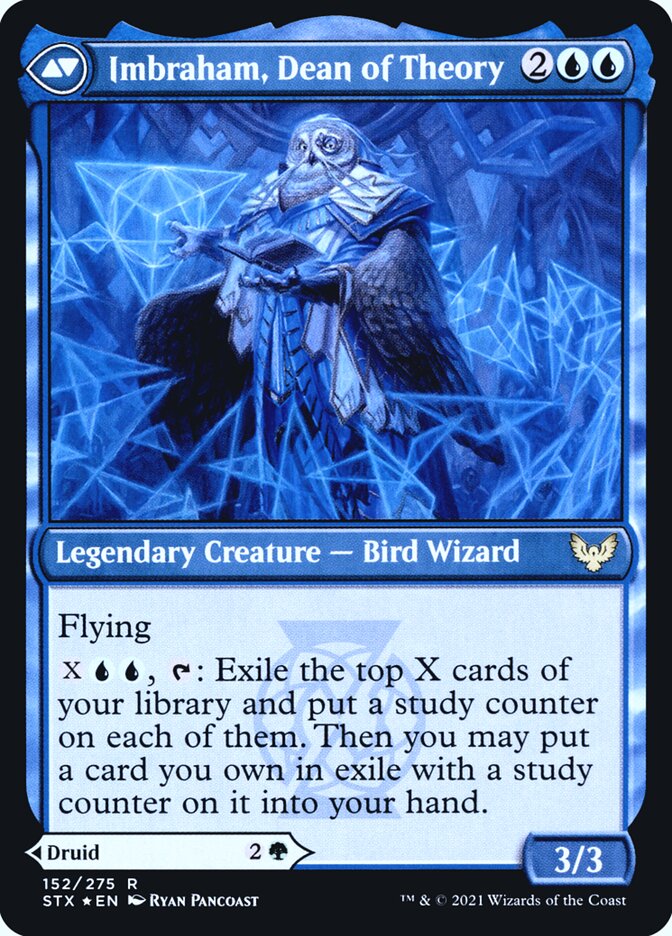 Kianne, Dean of Substance // Imbraham, Dean of Theory (152s) - Strixhaven: School of Mages Promos (PSTX)