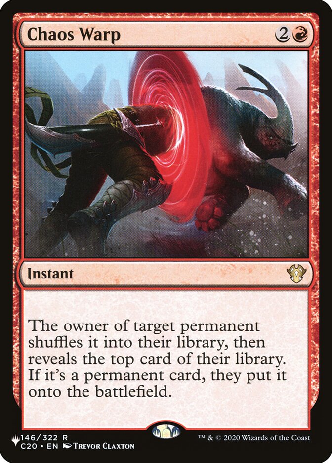 Chaos Warp (C20-146) - The List (PLST)