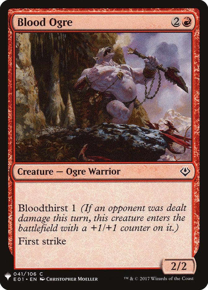 Blood Ogre - The List (PLST)