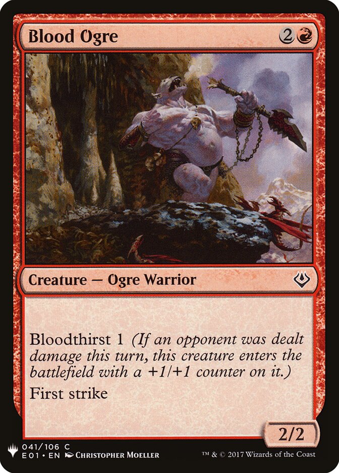 Blood Ogre (E01-41) - The List (PLST)