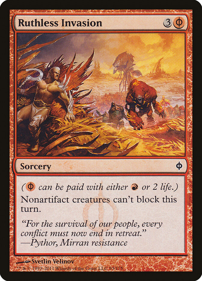 Ruthless Invasion (93) - New Phyrexia (NPH)