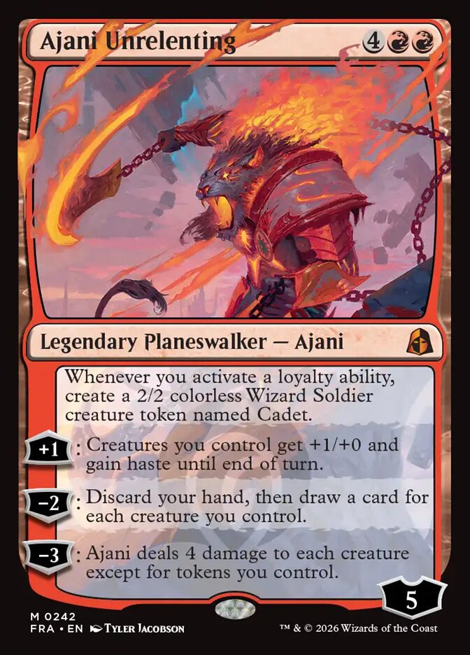 Ajani Unrelenting (242) - Reality Fracture (FRA)