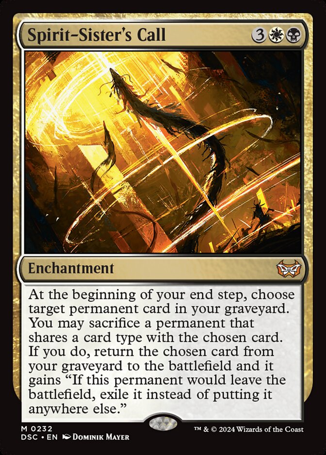Spirit-Sister's Call (232) - Duskmourn: House of Horror Commander (DSC)
