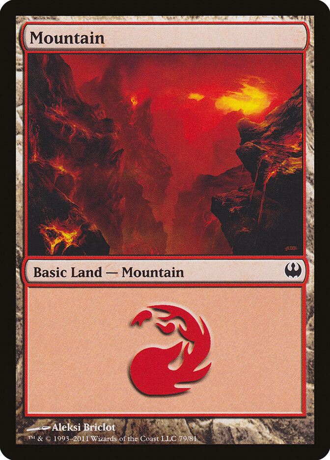 Mountain (79) - Duel Decks: Knights vs. Dragons (DDG)