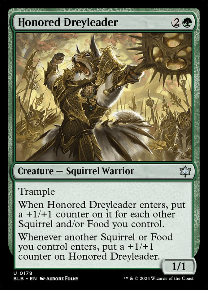 Honored Dreyleader (178) - Bloomburrow (BLB)