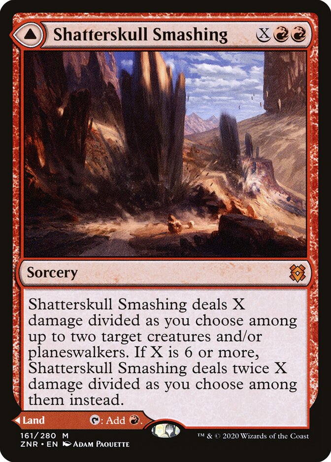 Shatterskull Smashing // Shatterskull, the Hammer Pass (161) - Zendikar Rising (ZNR)