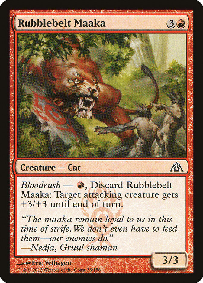 Rubblebelt Maaka (38) - Dragon's Maze (DGM)