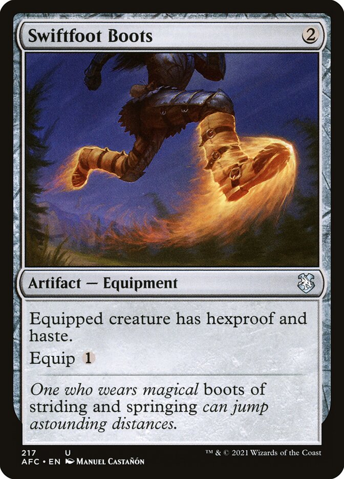 Swiftfoot Boots (217) - Forgotten Realms Commander (AFC)
