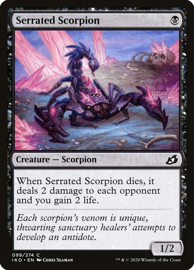 Serrated Scorpion (99) - Ikoria: Lair of Behemoths (IKO)