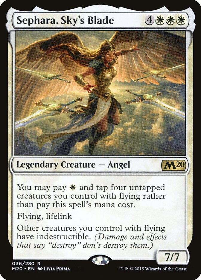 Sephara, Sky's Blade (36) - Core Set 2020 (M20)