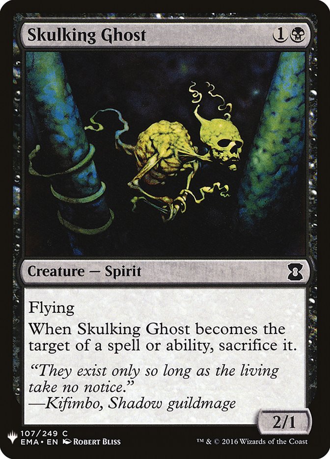 Skulking Ghost - The List (PLST)