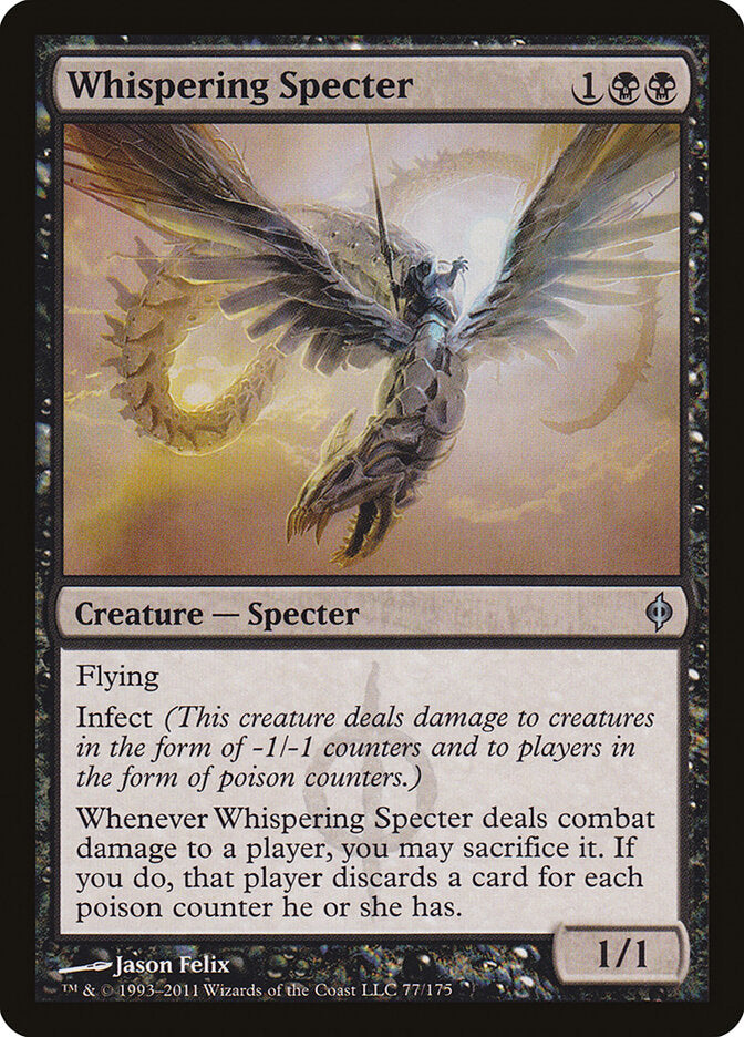 Whispering Specter (77) - New Phyrexia (NPH)