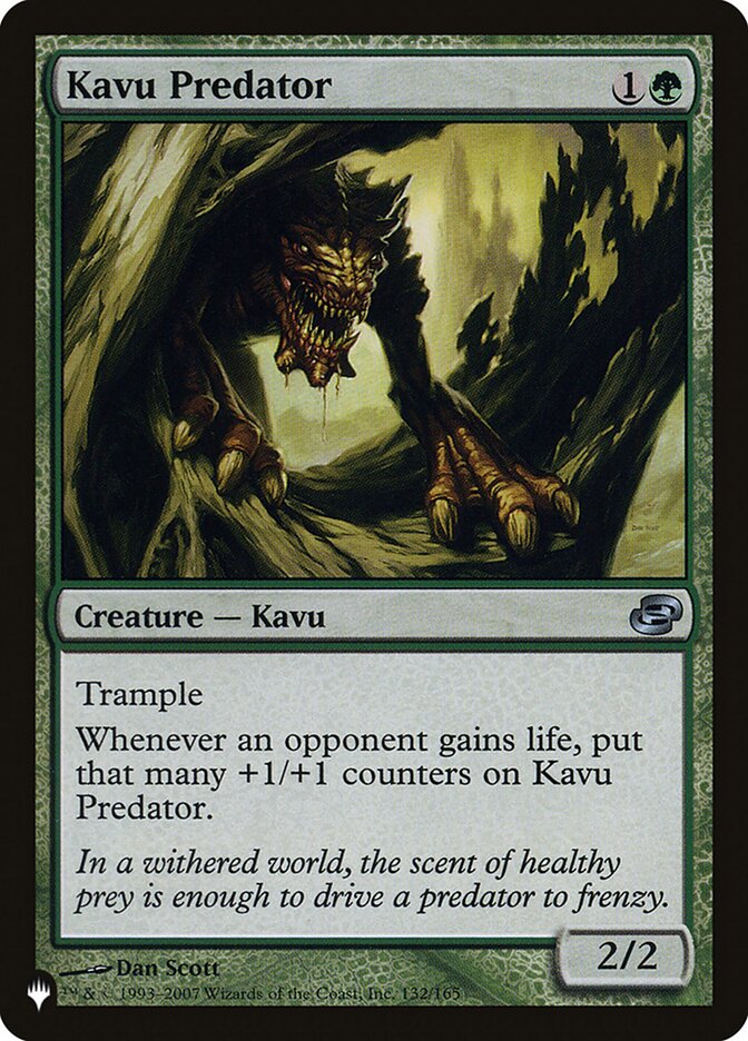 Kavu Predator (PLC-132) - The List (PLST)